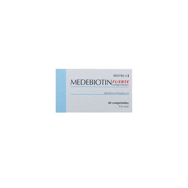 Medebiotin Fuerte 5 Mg 40 Comprimidos