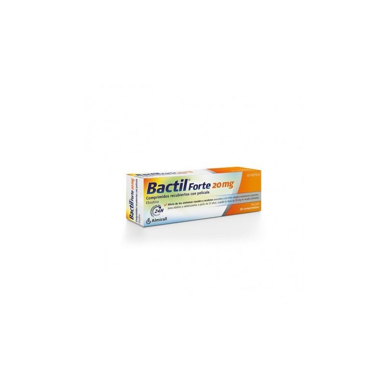 BACTIL FORTE 20 mg 20 COMPRIMIDOS RECUBIERTOS