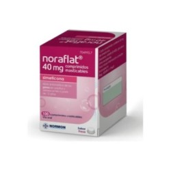 NORAFLAT 40 mg 100 COMPRIMIDOS MASTICABLES