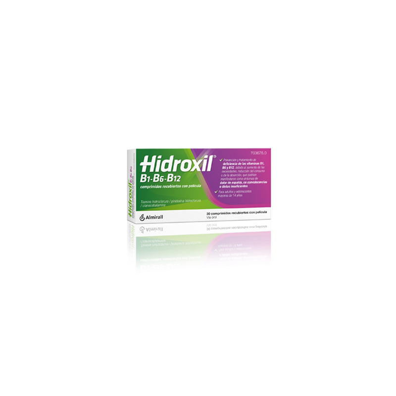 HIDROXIL B1-B6-B12 30 COMPRIMIDOS RECUBIERTOS