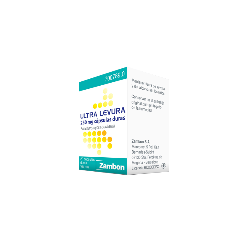 ULTRA-LEVURA 250 mg 20 CAPSULAS (BLISTER)