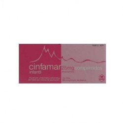 CINFAMAR INFANTIL 25 mg 10 COMPRIMIDOS RECUBIERTOS
