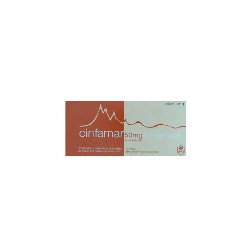 CINFAMAR 50 mg 10 COMPRIMIDOS RECUBIERTOS