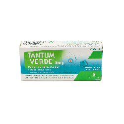 TANTUM VERDE 3 mg 20 PASTILLAS PARA CHUPAR (SABOR EUCALIPTO)