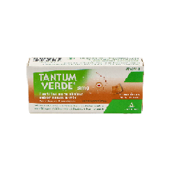 TANTUM VERDE 3 mg 20 PASTILLAS PARA CHUPAR (SABOR NARANJA Y MIEL)