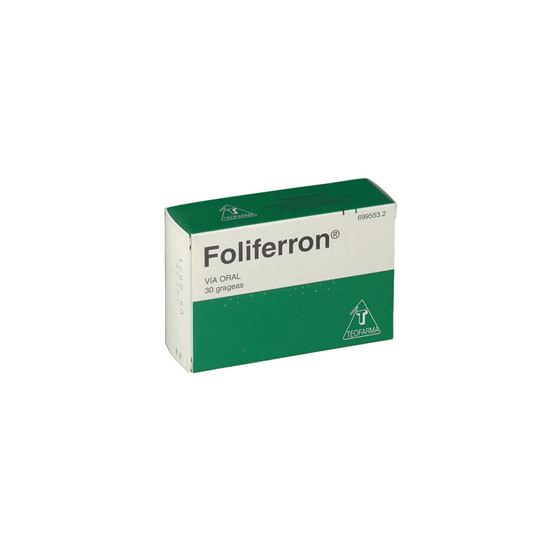 FOLIFERRON 30 GRAGEAS