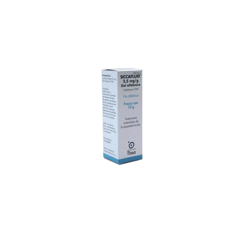 SICCAFLUID 2,5 MG/G GEL OFTÁLMICO 10 GRAMOS
