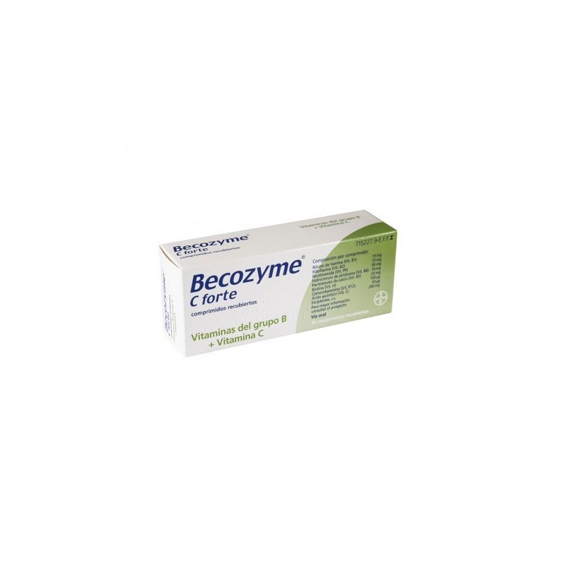 BECOZYME C FORTE 30 COMPRIMIDOS RECUBIERTOS