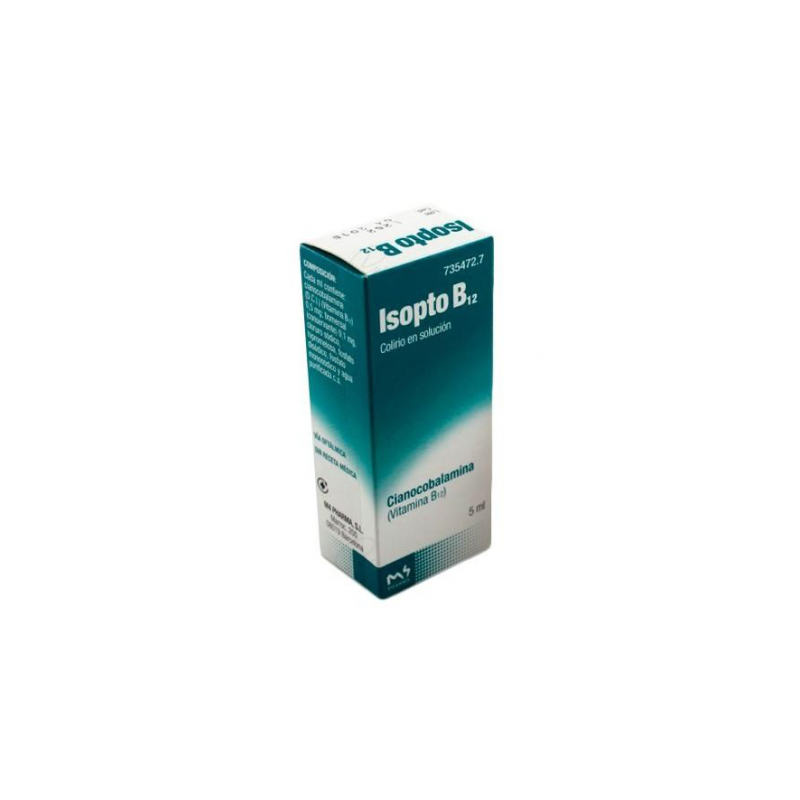 ISOPTO B12 0,5 mg/ml COLIRIO EN SOLUCION 1 FRASCO 5 ml