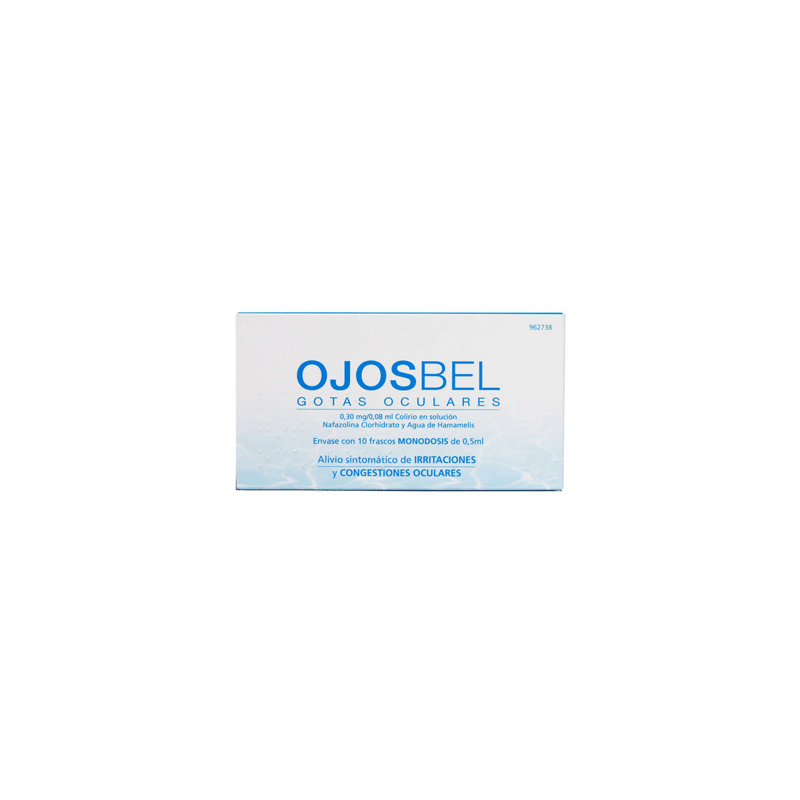 OJOSBEL 0,3 mg/ml + 0,08 ml/ml COLIRIO EN SOLUCION 10 MONODOSIS 0,5 ml