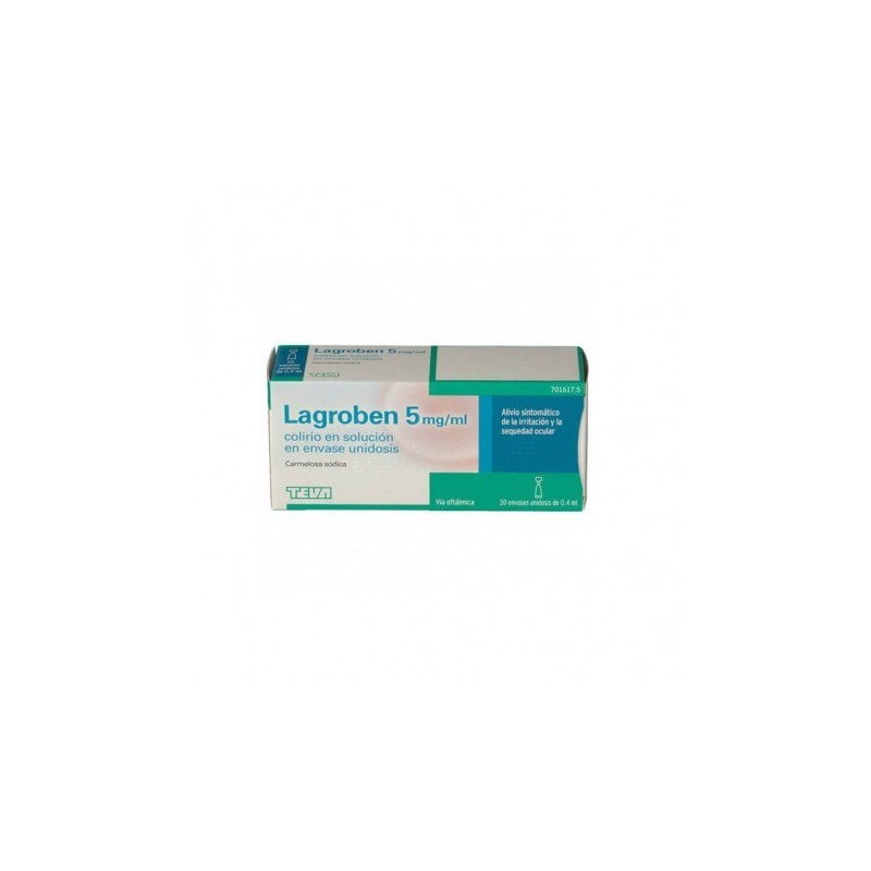 LAGROBEN 5 mg/ml COLIRIO EN SOLUCION 30 MONODOSIS 0,4 ml