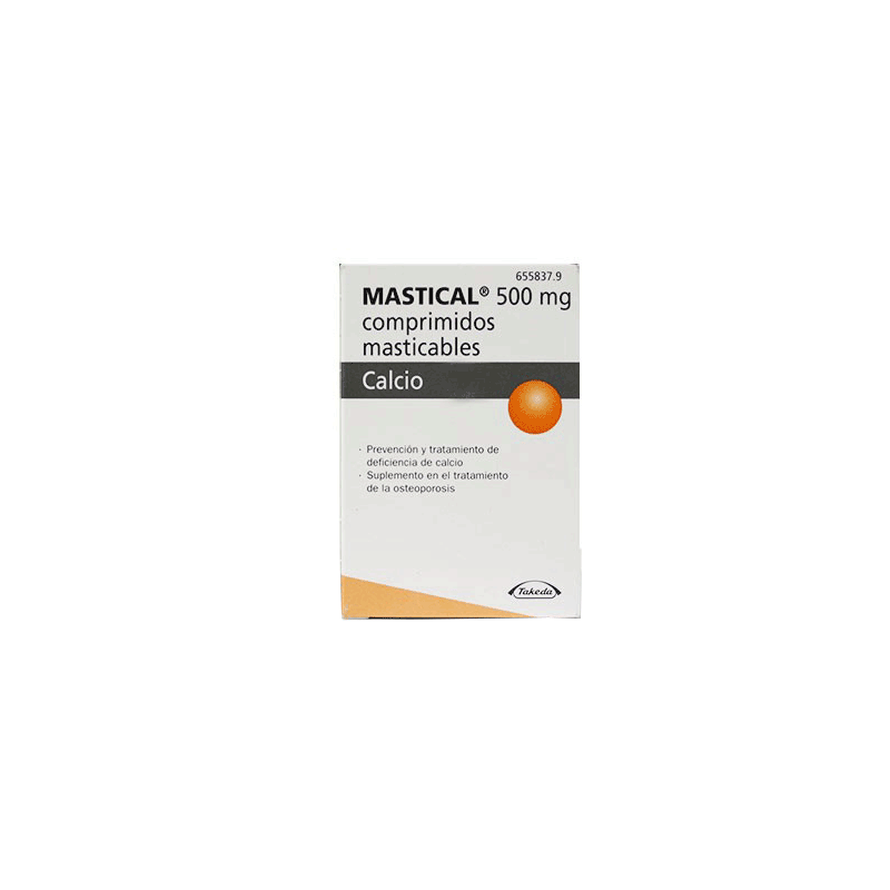 MASTICAL 1250 mg Calcio 90 comprimidos masticables