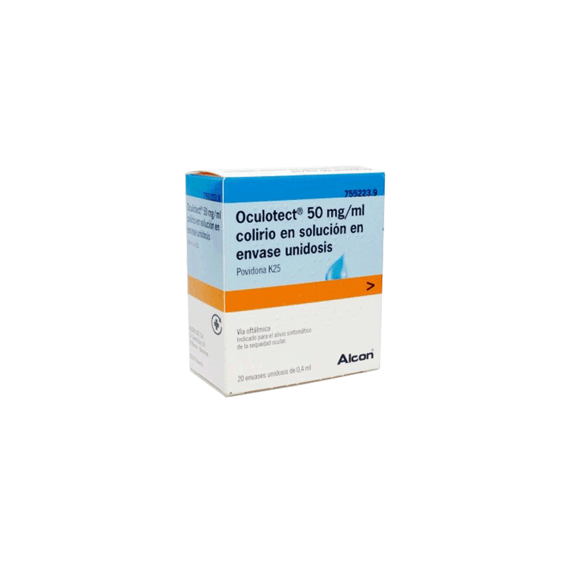 OCULOTECT OCULOTECT 50MG/ML COLIRIO 20 MONODOSIS SOLUCIÓN 0,4 MILILITROS