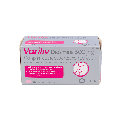 VARILIV DIOSMINA 500 mg 60 COMPRIMIDOS RECUBIERTOS