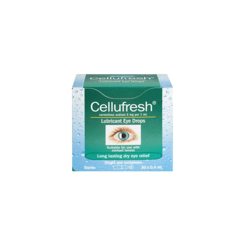 CELLUFRESH 5 mg/ml COLIRIO EN SOLUCION 30 MONODOSIS 0,4 ml
