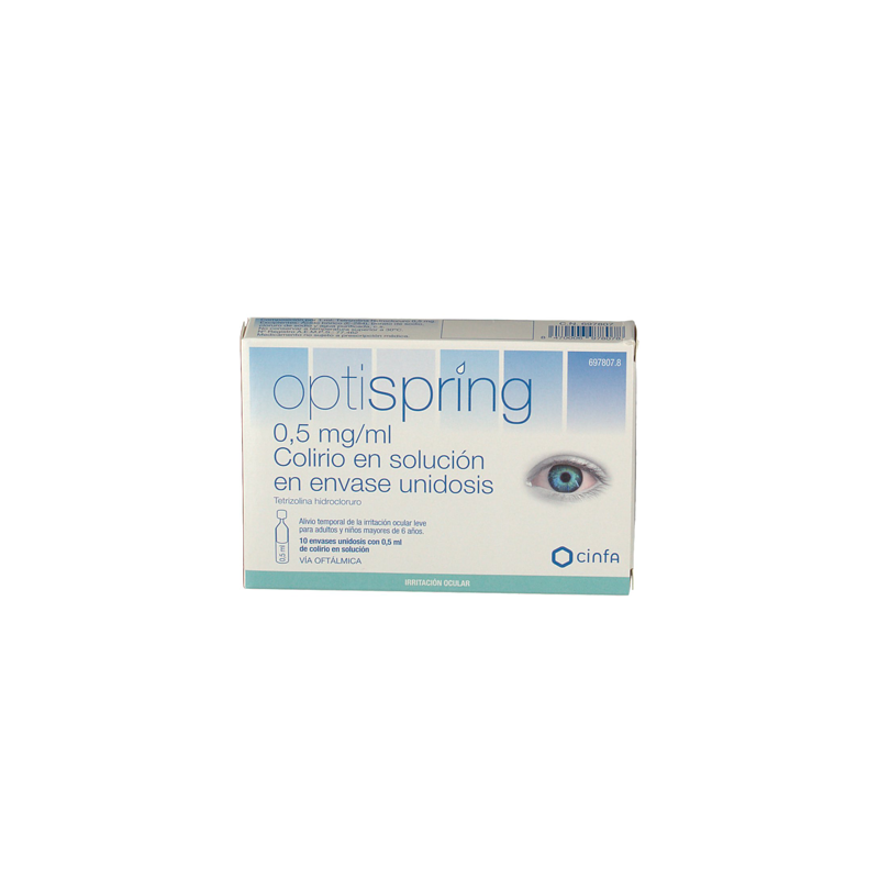 OPTISPRING 0,5 mg/ml COLIRIO EN SOLUCION 10 MONODOSIS 0,5 ml