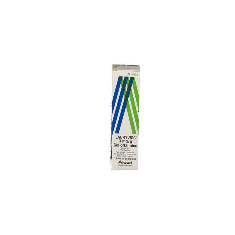 LACRYVISC 3 mg/g GEL OFTALMICO 1 TUBO 10 g