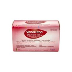 VENORUTON DIOSMINA 500 mg 60 COMPRIMIDOS RECUBIERTOS