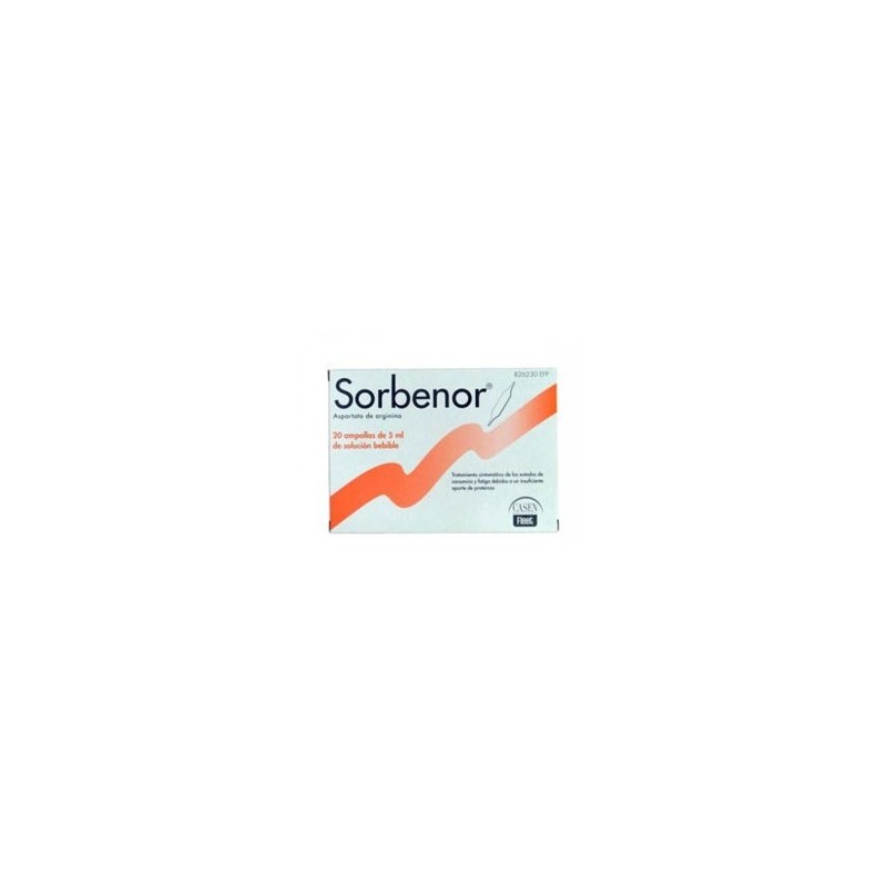 SORBENOR SOLUCIÓN ORAL 20 AMPOLLAS BEBIBLES