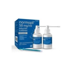 NORMOPIL 50 mg/ml 2 FRASCOS SOLUCION CUTANEA 90 ml