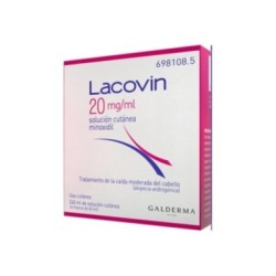 LACOVIN 20 mg/ml SOLUCION CUTANEA 4 FRASCOS 60 ml