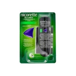 NICORETTE BUCOMIST 1 mg/PULSACION SOLUCION PARA PULVERIZACION BUCAL 1 ENVASE 13,2 ml (150 DOSIS)