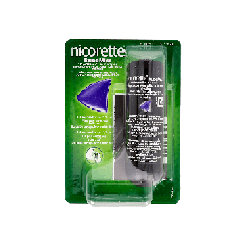 NICORETTE BUCOMIST 1 mg/PULSACION SOLUCION PARA PULVERIZACION BUCAL 1 ENVASE 13,2 ml (150 DOSIS) (SABOR FRUTA MENTA)