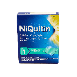 NIQUITIN CLEAR 21 mg/24 h 14 PARCHES TRANSDERMICOS 114 mg