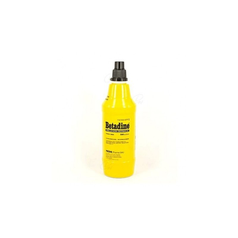 BETADINE 100 mg/ml SOLUCION CUTANEA 1 FRASCO 500 ml