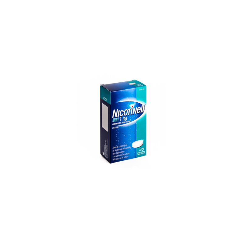 NICOTINELL MINT 1 mg 36 COMPRIMIDOS PARA CHUPAR