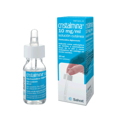 CRISTALMINA 10 mg/ml SOLUCION CUTANEA 1 FRASCO 25 ml