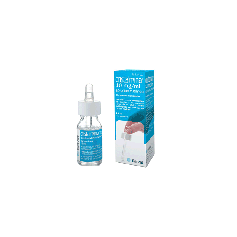 CRISTALMINA 10 mg/ml SOLUCION CUTANEA 1 FRASCO 25 ml