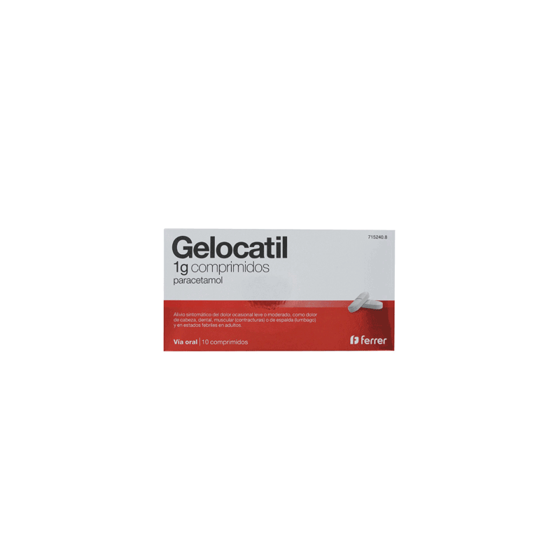 GELOCATIL 1 g 10 COMPRIMIDOS