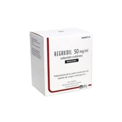 REGAXIDIL 50 mg/ml SOLUCION CUTANEA 3 FRASCOS 60 ml