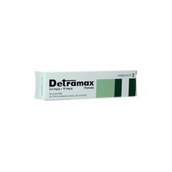 DETRAMAX 2,5 mg/g + 15 mg/g POMADA 1 TUBO 30 g