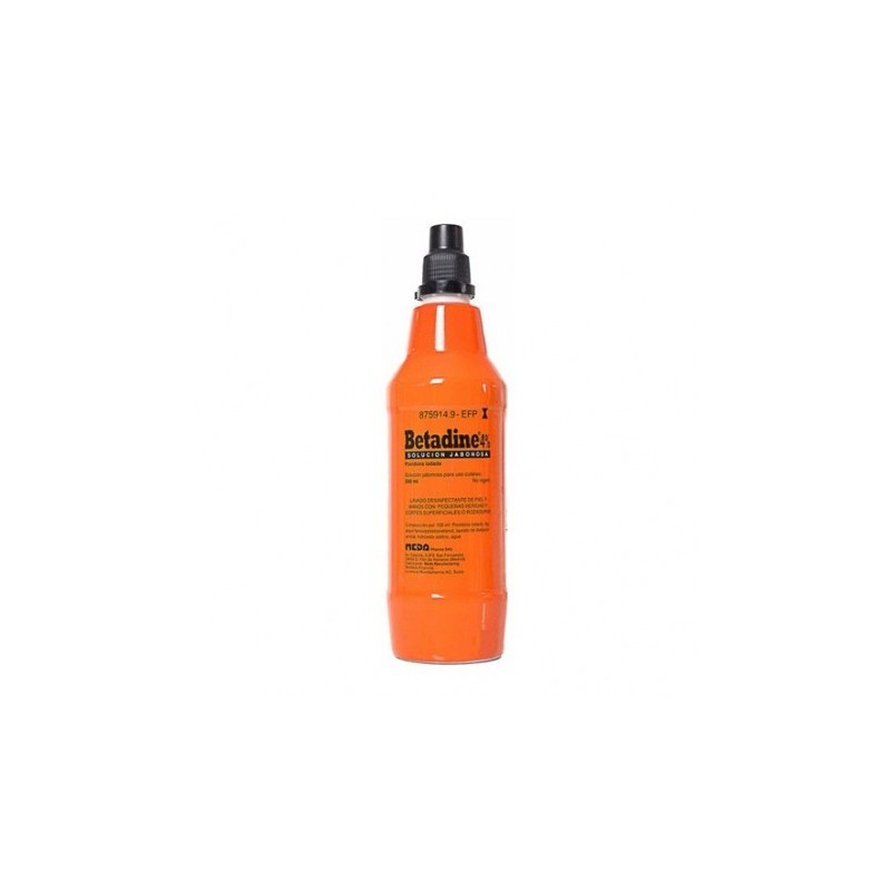 BETADINE JABONOSO 40 mg/ml SOLUCION CUTANEA 1 FRASCO 500 ml