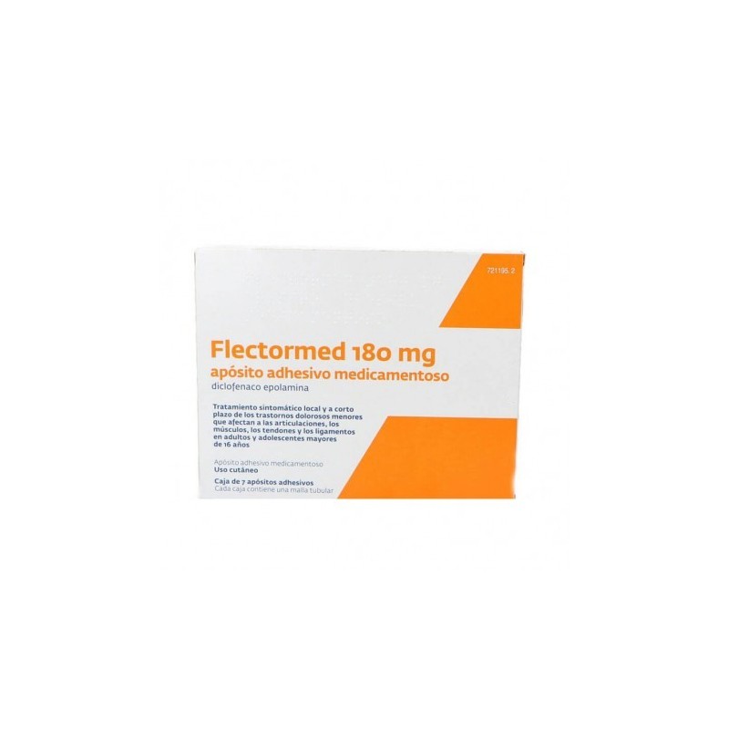 FLECTORMED 180 mg 7 APOSITOS ADHESIVOS MEDICAMENTOSOS