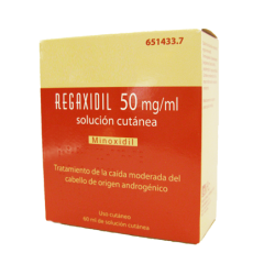 REGAXIDIL 50 mg/ml SOLUCION CUTANEA 1 FRASCO 60 ml