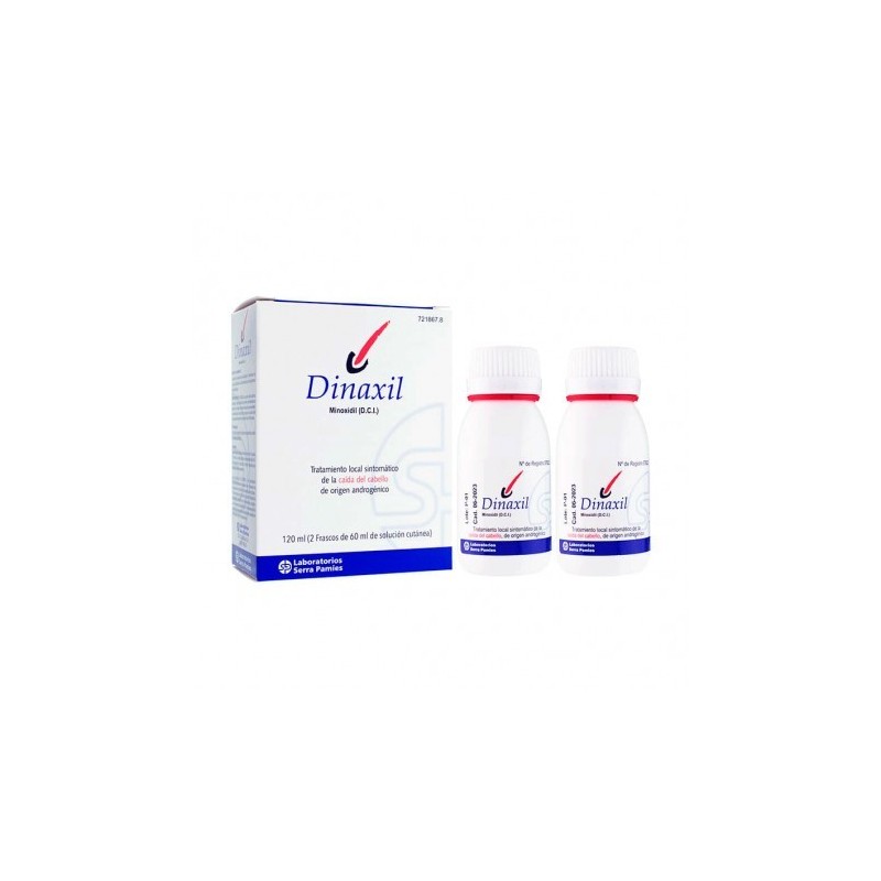 MINOXIDIL CINFA 50 mg/ml SOLUCION CUTANEA 2 FRASCOS 120 ml