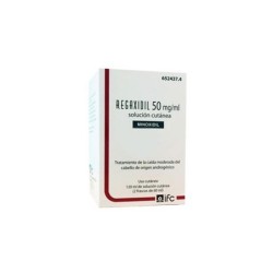 REGAXIDIL 50 mg/ml SOLUCION CUTANEA 2 FRASCOS 60 ml