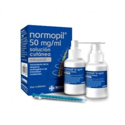 NORMOPIL 50 mg/ml 2 FRASCOS SOLUCION CUTANEA 90 ml