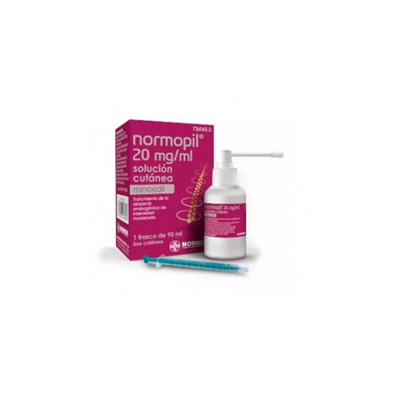 NORMOPIL 20 mg/ml 1 FRASCO SOLUCION CUTANEA 90 ml