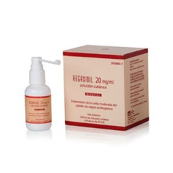 REGAXIDIL 20 mg/ml SOLUCION CUTANEA 1 FRASCO 60 ml