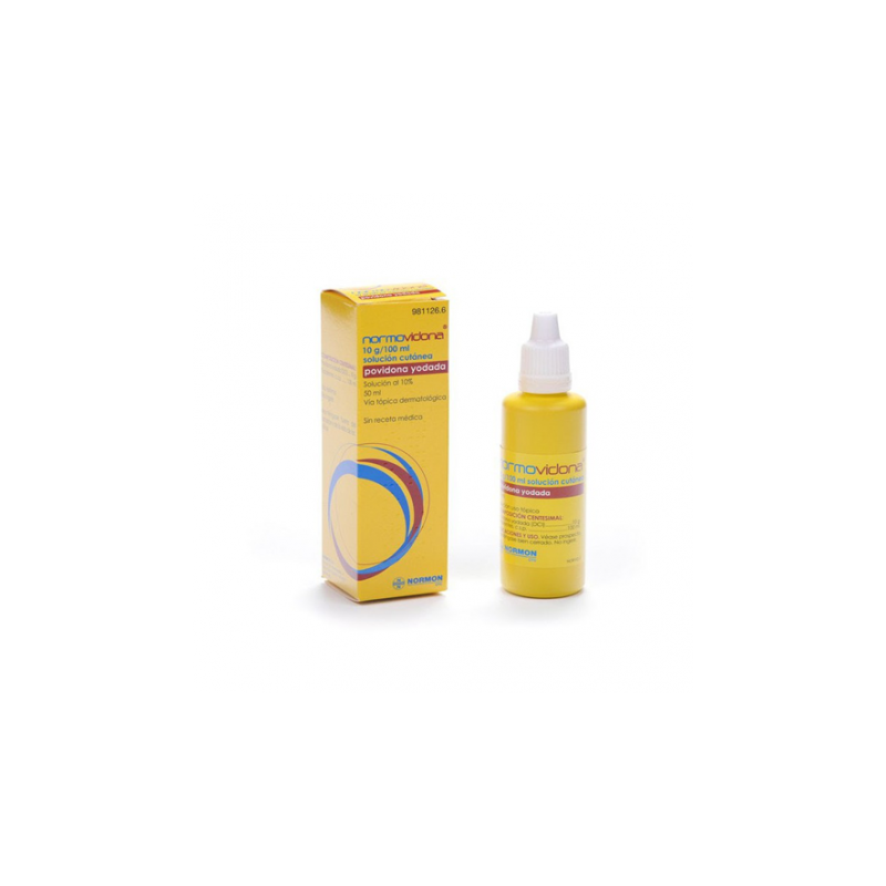 NORMOVIDONA 100 mg/ml SOLUCION CUTANEA 1 FRASCO 50 ml