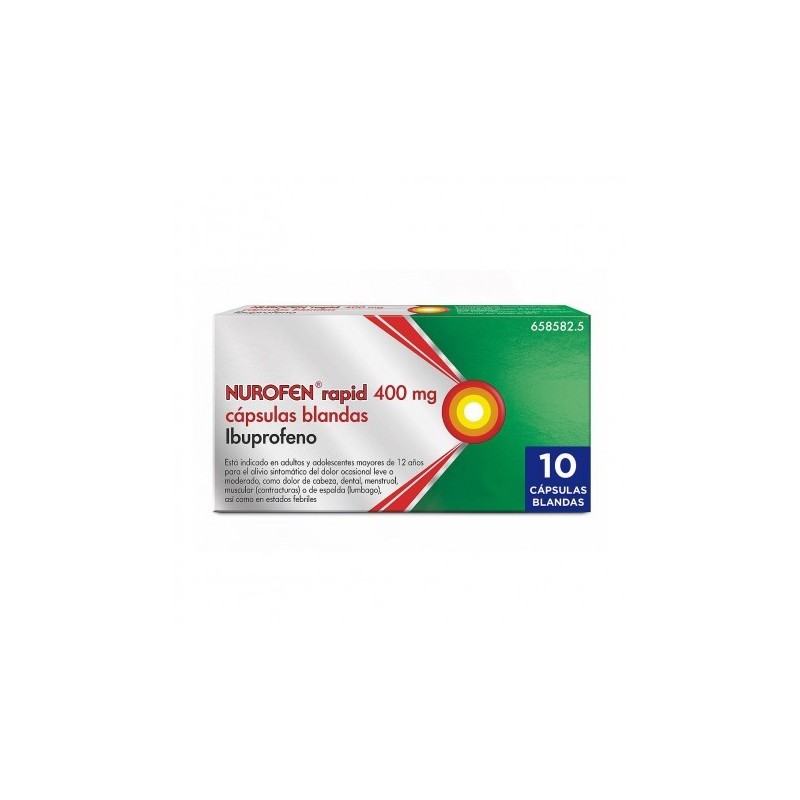 NUROFEN RAPID 400 mg 10 CAPSULAS BLANDAS