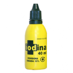 IODINA 100 mg/ml SOLUCION CUTANEA 1 FRASCO 40 ml