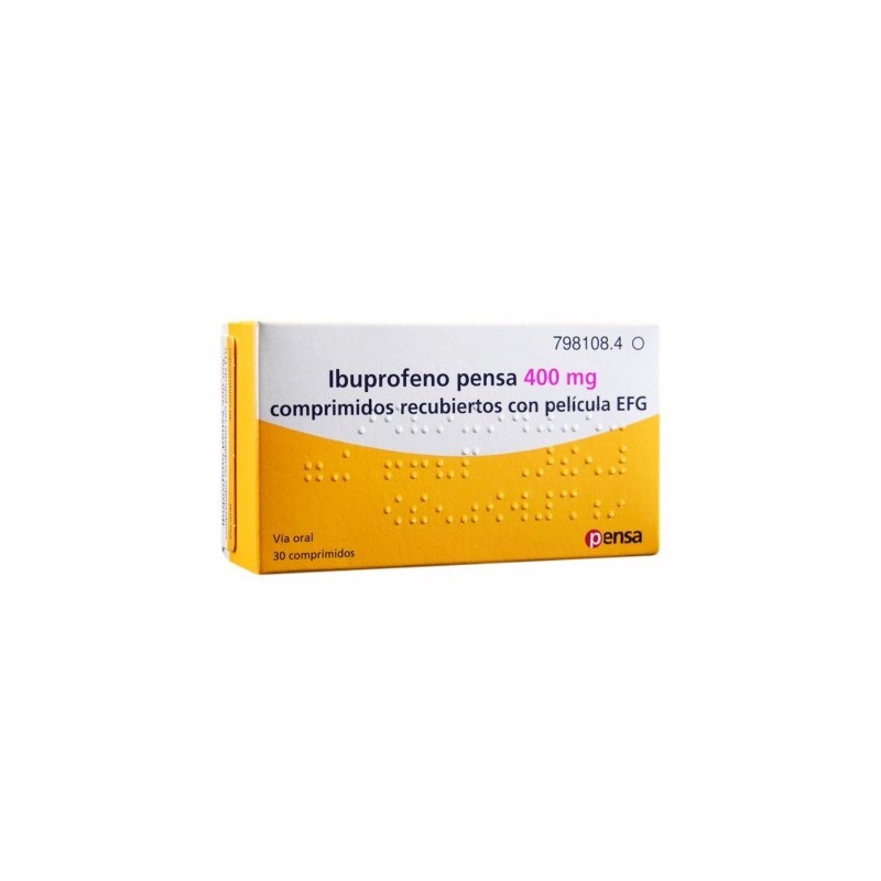 IBUPROFENO PENSAVITAL EFG 400 mg 20 COMPRIMIDOS RECUBIERTOS