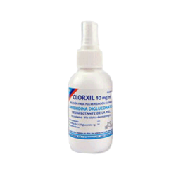 CLORXIL 10 mg/ml SOLUCION PARA PULVERIZACION CUTANEA 1 FRASCO 100 ml