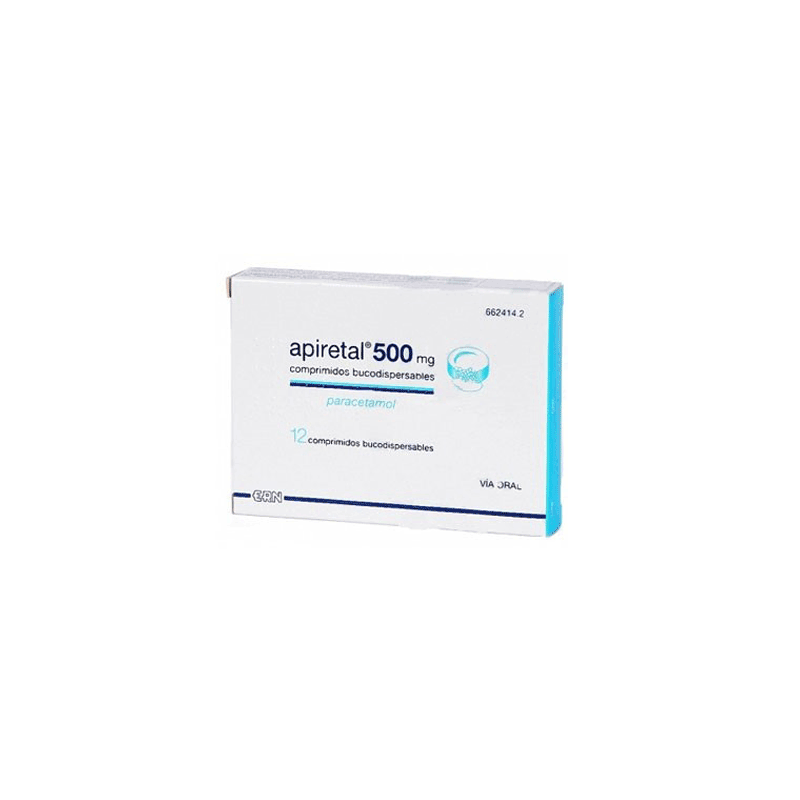 APIRETAL 500MG 12 COMPRIMIDOS BUCODISPERSABLES