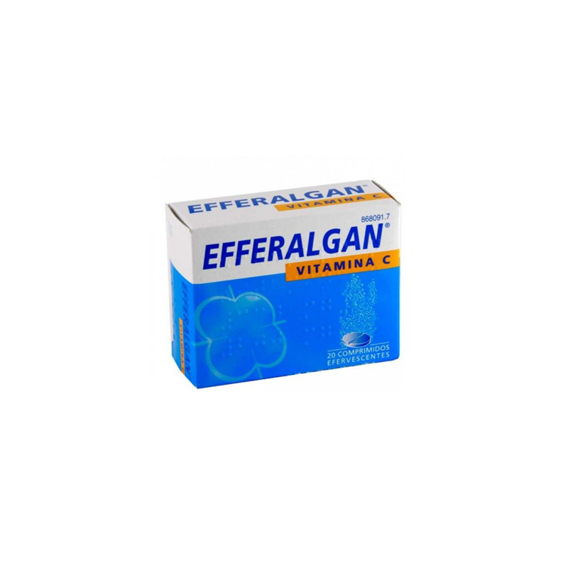 EFFERALDOL CON VITAMINA C 330 mg/200 mg 20 COMPRIMIDOS EFERVESCENTES